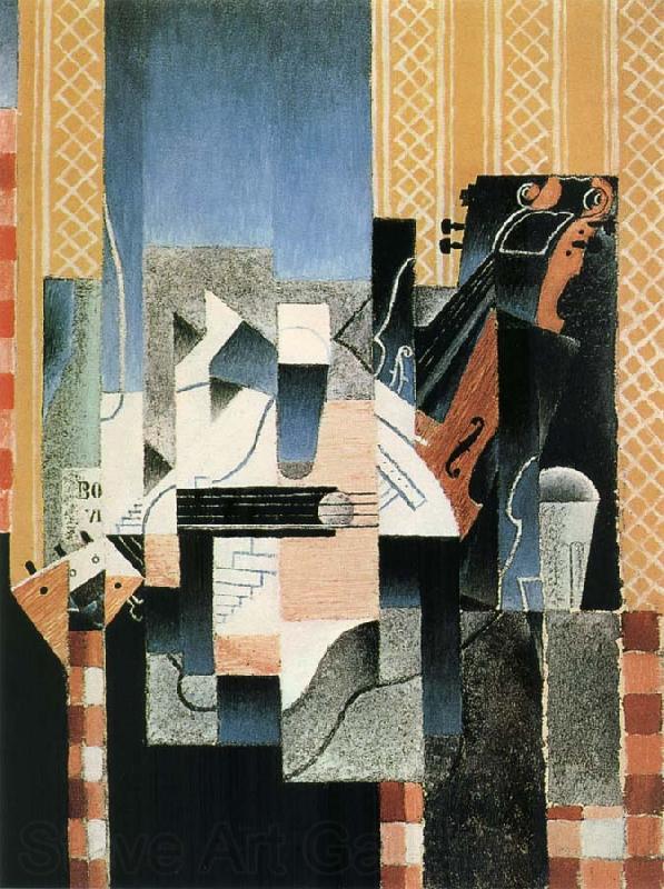 Juan Gris Fiddle and cup